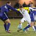 Wolverines forward James Murphy aggressively plays against the Purple Eagles during the first half of Thursday nights game.Courtney Sacco I AnnArbor.com    